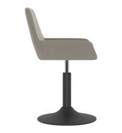 Tabouret de bar Gris clair Velours