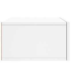 Tables de chevet murales 2 pcs blanc 35x35x20 cm