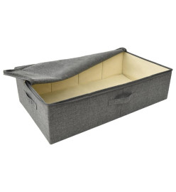 Boîtes de rangement 2 pcs Tissu 70x40x18 cm Anthracite