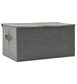 Boîte de rangement Tissu 50x30x25 cm Anthracite