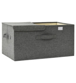 Boîte de rangement Tissu 50x30x25 cm Anthracite