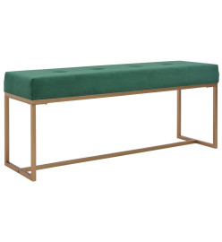 Banc 120 cm Vert Velours