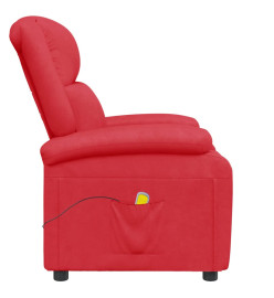 Fauteuil de massage Rouge Similicuir