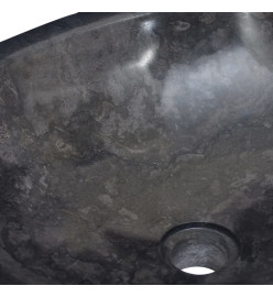 Lavabo Noir 53x40x15 cm Marbre