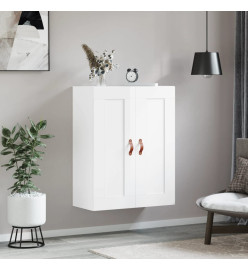 Armoire murale blanc brillant 69,5x34x90 cm bois d'ingénierie