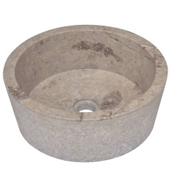 Lavabo Gris Ø40x15 cm Marbre