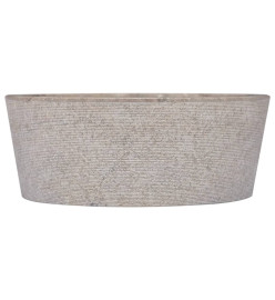 Lavabo Gris Ø40x15 cm Marbre