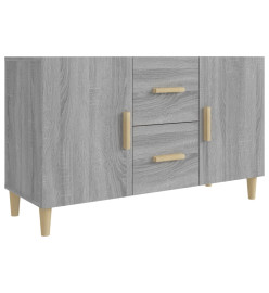 Buffet sonoma gris 100x36x60 cm bois d'ingénierie