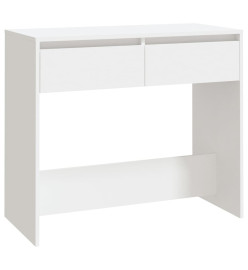 Table console Blanc 89x41x76,5 cm Acier