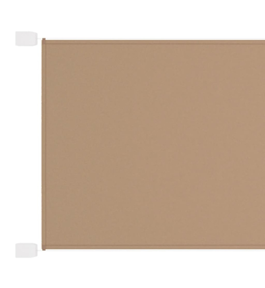 Auvent vertical Taupe 200x420 cm Tissu oxford