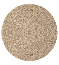 Tapis 120 cm aspect jute intérieur et extérieur