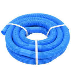 Tuyau de piscine avec colliers de serrage Bleu 38 mm 6 m