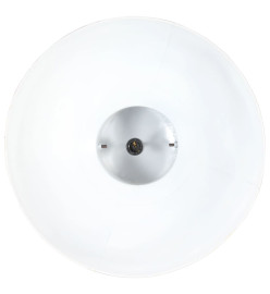 Lampe suspendue industrielle 25 W Blanc Rond Manguier 52 cm E27