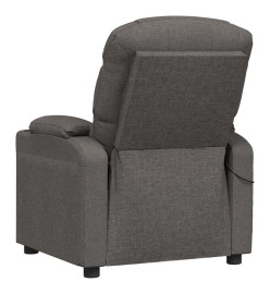 Fauteuil de massage Gris foncé Tissu