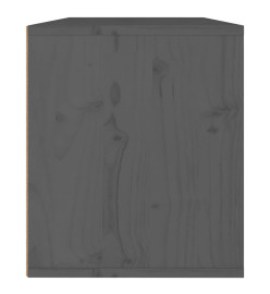 Armoire murale Gris 60x30x35 cm Bois de pin massif