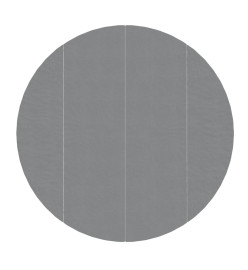 Bâche de piscine gris clair Ø458 cm géotextile polyester