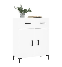 Buffet blanc 69,5x34x90 cm bois d'ingénierie