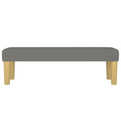 Banc Gris foncé 100x30x30 cm Tissu