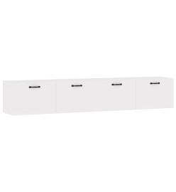 Armoires murales 2 pcs Blanc 100x36,5x35 cm Bois d'ingénierie