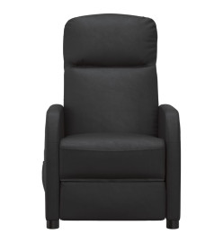 Fauteuil de massage Noir Similicuir