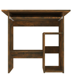 Bureau Chêne fumé 80x45x74 cm Bois d'ingénierie