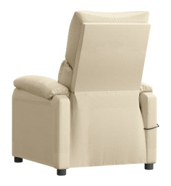 Fauteuil de massage Crème Tissu