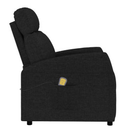 Fauteuil de massage Noir Tissu