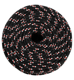 Corde de bateau Noir 6 mm 250 m Polypropylène