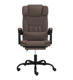 Fauteuil inclinable de bureau Marron Similicuir