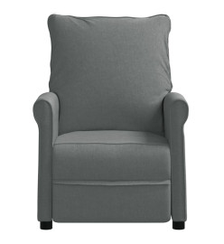 Fauteuil inclinable Gris foncé Tissu