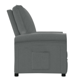 Fauteuil inclinable Gris foncé Tissu