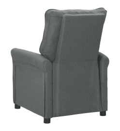 Fauteuil inclinable Gris foncé Tissu