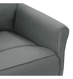 Fauteuil inclinable Gris foncé Tissu