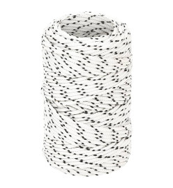 Corde de bateau tressé Blanc 2 mmx50 m Polyester