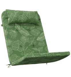 Coussins de chaise adirondack lot de 2 modèle de feuille