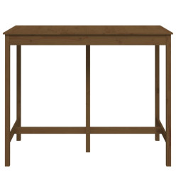 Table de bar Marron miel 140x80x110 cm Bois massif de pin