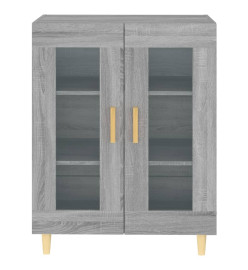 Buffet sonoma gris 69,5x34x90 cm bois d'ingénierie