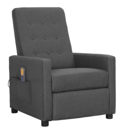 Fauteuil de massage Gris clair Tissu