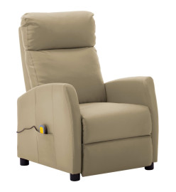 Fauteuil de massage Cappuccino Similicuir