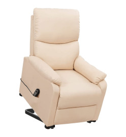 Fauteuil Crème Tissu