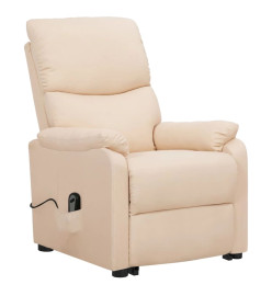 Fauteuil Crème Tissu