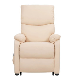 Fauteuil Crème Tissu