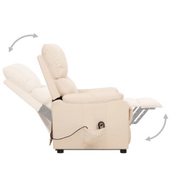 Fauteuil Crème Tissu