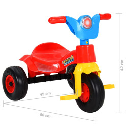 Tricycle pour enfants Multicolore