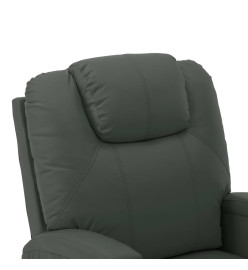 Fauteuil de massage Anthracite Similicuir