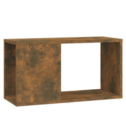 Meuble TV Chêne fumé 60x24x32 cm Bois d'ingénierie