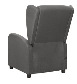 Fauteuil de massage Gris clair Tissu