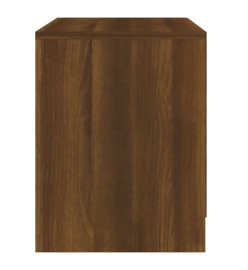 Table de chevet Chêne marron 45x34,5x44,5 cm Aggloméré