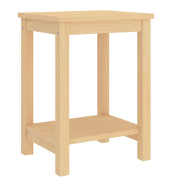 Table de chevet Bois clair 35x30x47 cm Bois de pin massif