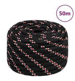 Corde de bateau Noir 20 mm 50 m Polypropylène